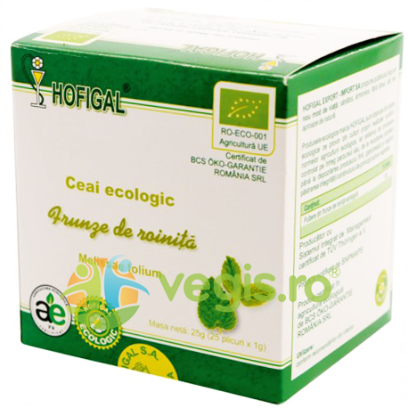Oferte la Ceai de Roinita Frunze Ecologic/Bio 25dz