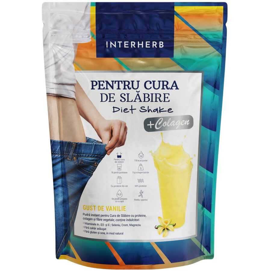 Oferte la Diet Shake cu Colagen si Aroma de Vanilie Pulbere 528g