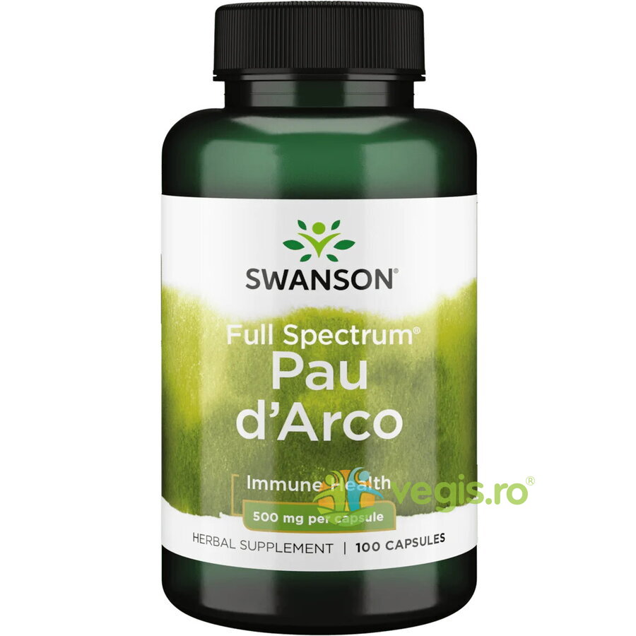 Oferte la Pau D'Arco Full Spectrum 500mg 100cps
