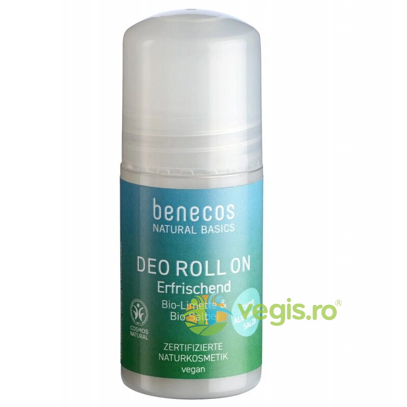 Oferte la Deodorant Natural Roll-On cu Extract de Lime si Salvie 50ml