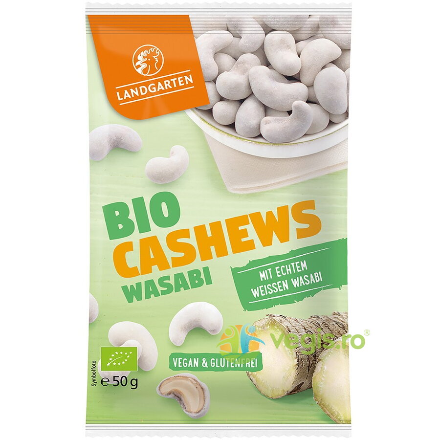 Oferte la Caju cu Wasabi fara Gluten Ecologic/Bio 50g