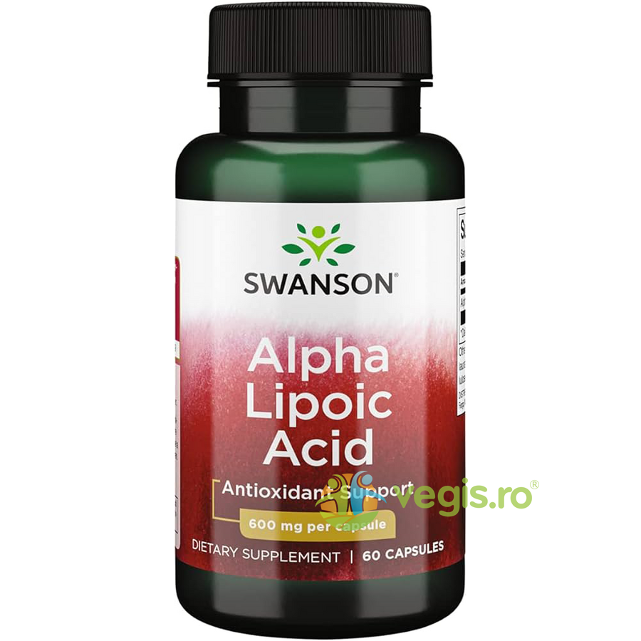 Oferte la Alpha Lipoic Acid 600mg 60cps