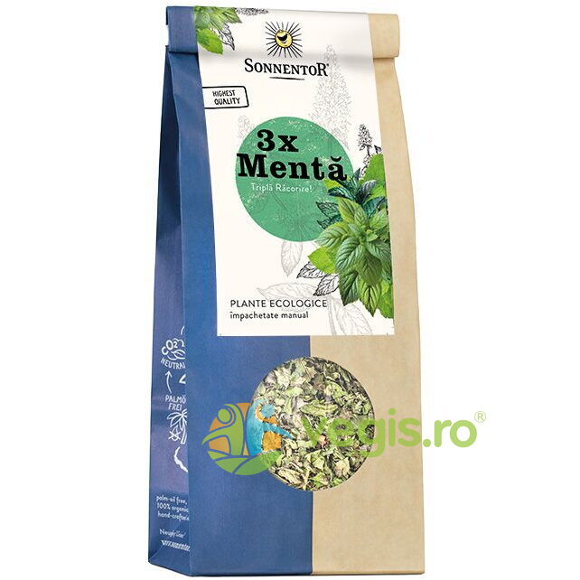 Oferte la Ceai de Plante 3 x Menta Ecologic/Bio 50g