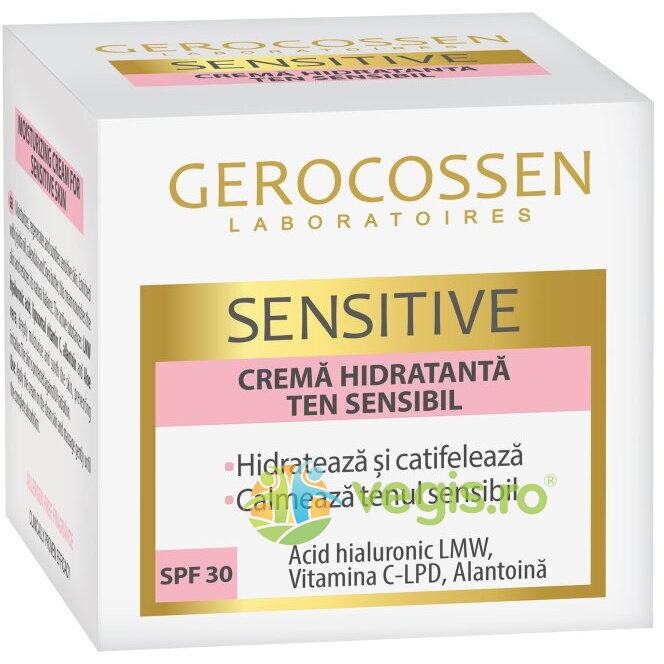 Oferte la Crema Hidratanta cu Acid Hialuronic LMW si Vitamina C Lipozomala Sensitive 50ml