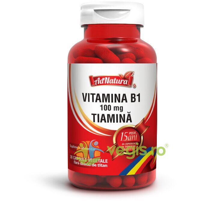 Oferte la Vitamina B1 (Tiamina) 100mg 30cps