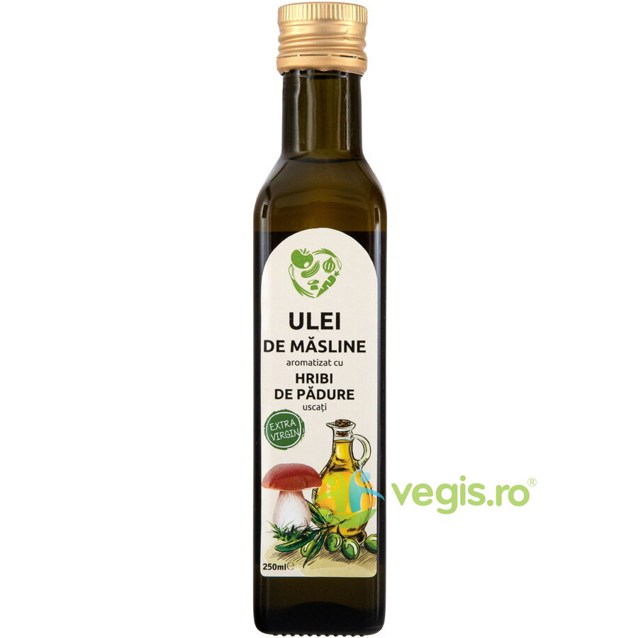 Oferte la Ulei de Masline Extravirgin Aromatizat cu Hribi de Padure Uscati 250ml