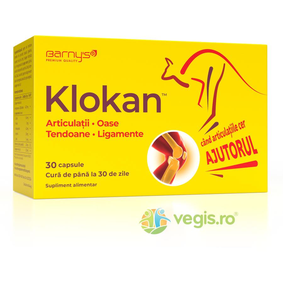 Oferte la Klokan (Articulatii, Oase, Tendoane, Ligamente) 30cps