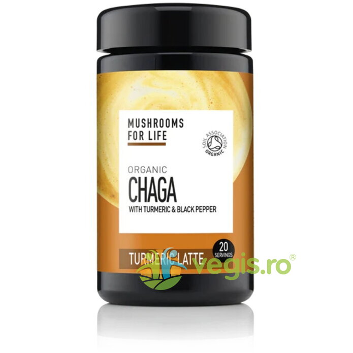 Oferte la Chaga Turmeric Latte Pure Grade Extract Ecologic/Bio 120g