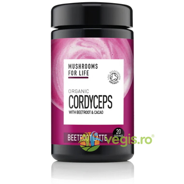 Oferte la Cordyceps Beetroot Latte Pure Grade Extract Ecologic/Bio 130g