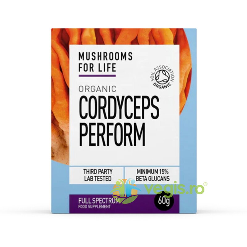Oferte la Pulbere de Cordyceps Perform 1000mg Full Spectrum Powder Ecologica/Bio 60g