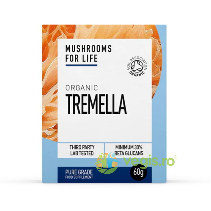 Oferte la Pulbere de Tremella 1000mg Pure Grade Extract Ecologica/Bio 60g