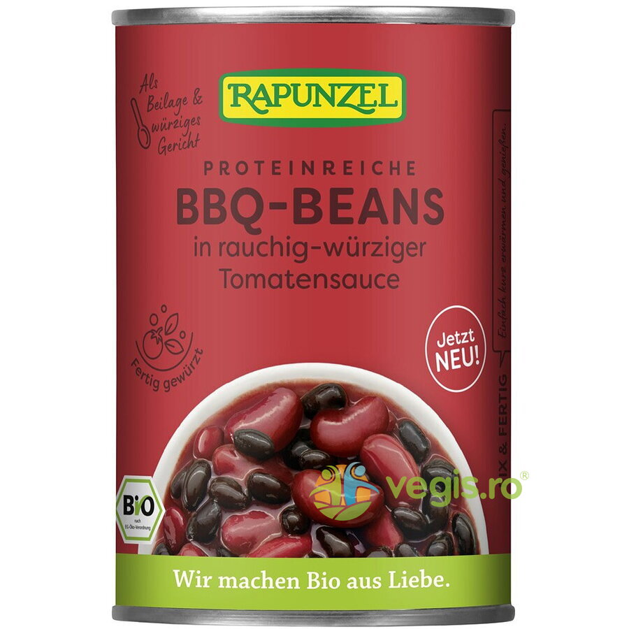 Oferte la Mix de Fasole BBQ in Sos de Rosii Ecologic/Bio 400g