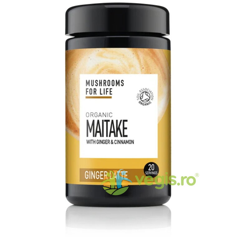 Oferte la Maitake Ginger Latte 1000mg Pure Grade Extract Ecologic/Bio 110g