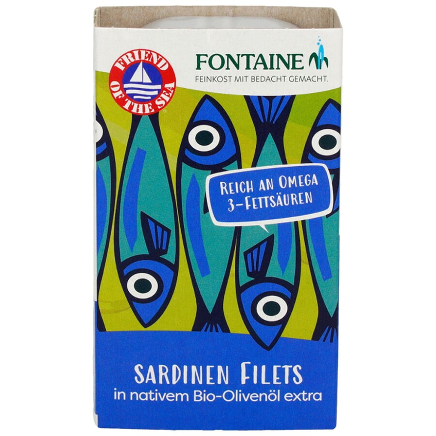 Oferte la File de Sardine in Ulei de Masline cu Piele fara Oase 125g