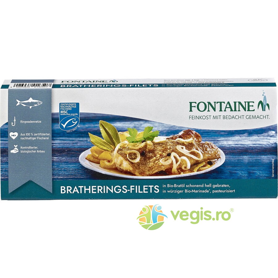 Oferte la File de Hering Prajit in Marinada Condimentata 325g