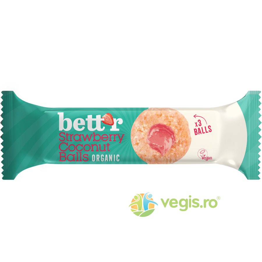 Oferte la Bilute cu Umplutura de Capsuni si Cocos Ecologice/Bio 3x15g
