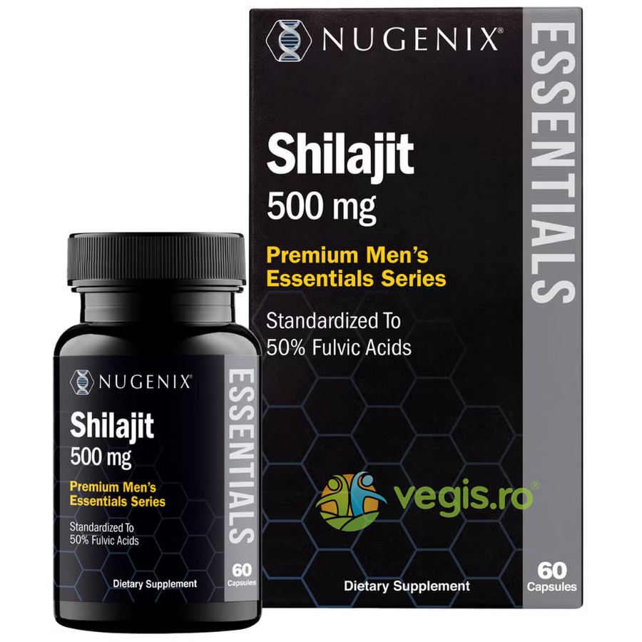 Oferte la Rasina Pura de Shilajit din Himalaya Nugenix 60cps