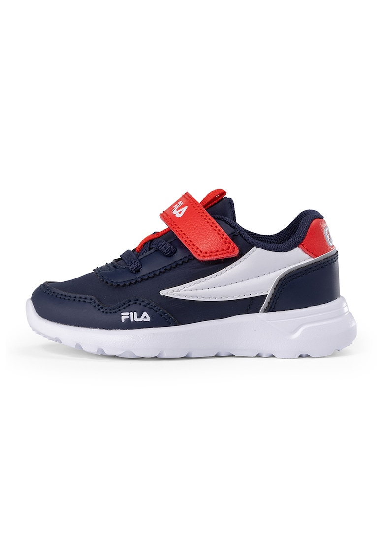 Oferte la Pantofi sport cu velcro Tiger - Rosu/Alb/Albastru ultramarin
