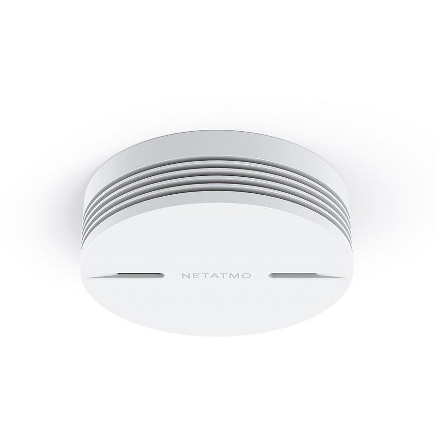 Oferte la Detector de fum Smart Smoke Alarm 85dB Alerte mobil Wi-Fi Alb