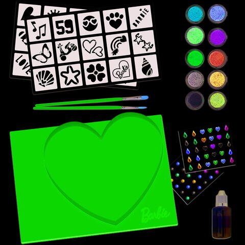 Oferte la Set De Tatuaje Cu Sclipici Barbie 6ani+ Multicolor