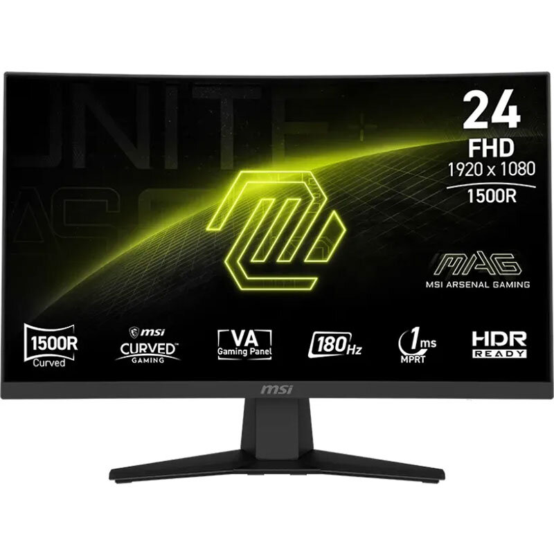 Oferte la Monitor LED Gaming Curbat MAG 244C 23.6 inch FHD VA 1ms 180Hz Black