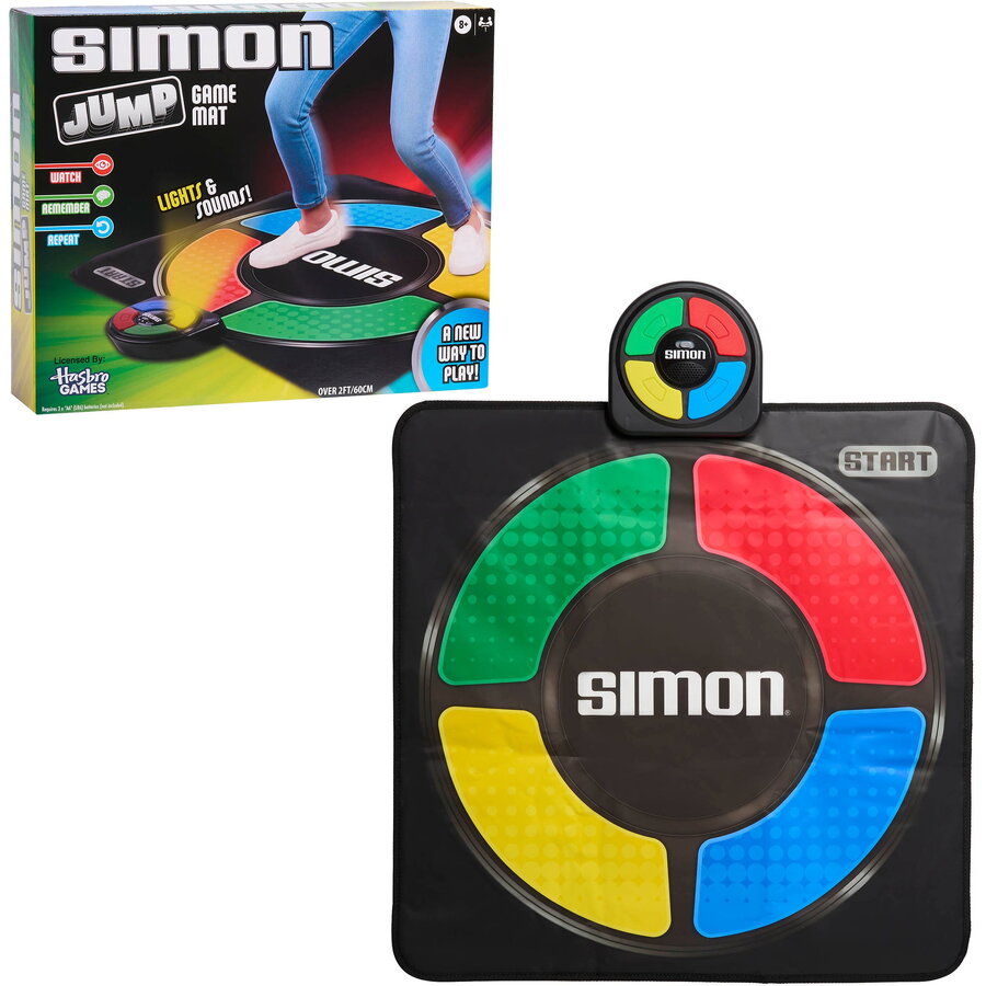 Oferte la Just Play Hasbro Simon Jump Game Mat, Skill Game