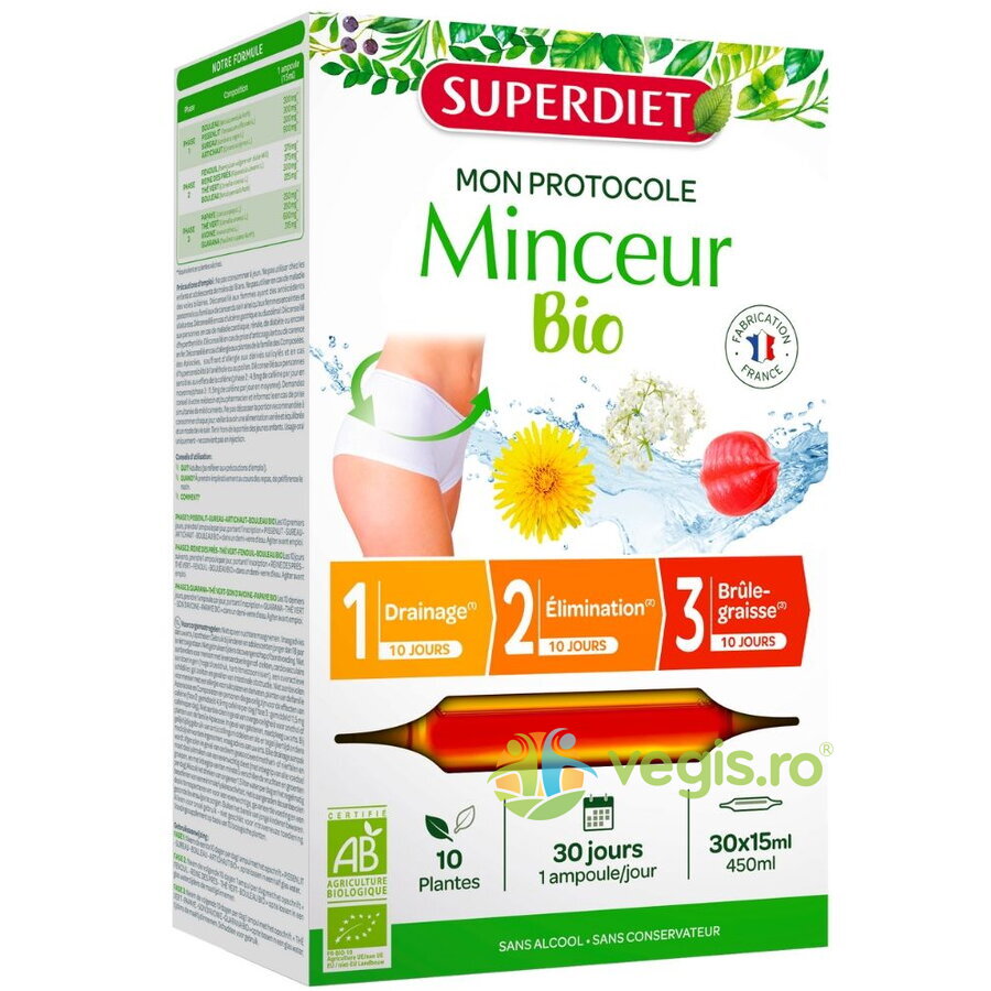 Oferte la Protocol Slabire Ecologic/Bio 30 fiole x 15ml