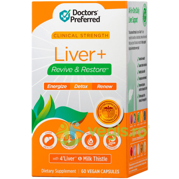 Oferte la Liver Plus Revive and Restore - Formula Avansata pentru Detoxifierea si Regenerarea Ficatului 60cps