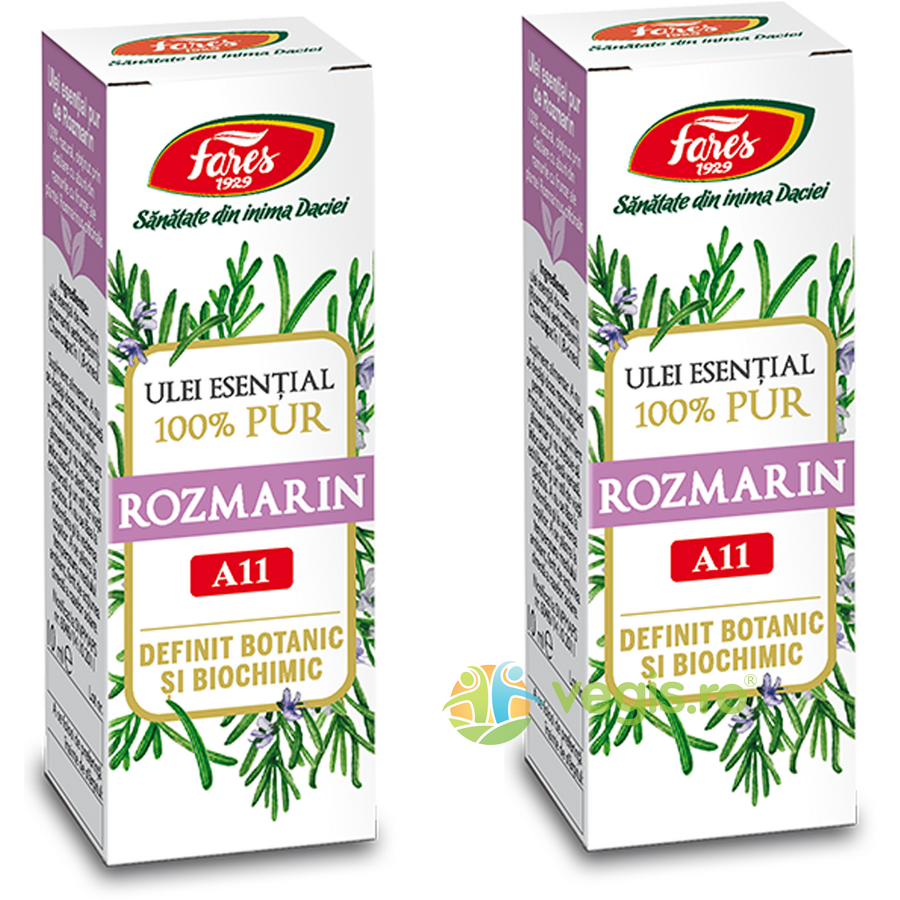 Oferte la Pachet Ulei de Rozmarin 100% Pur (A11) Definit Botanic si Biochimic 10ml+10ml