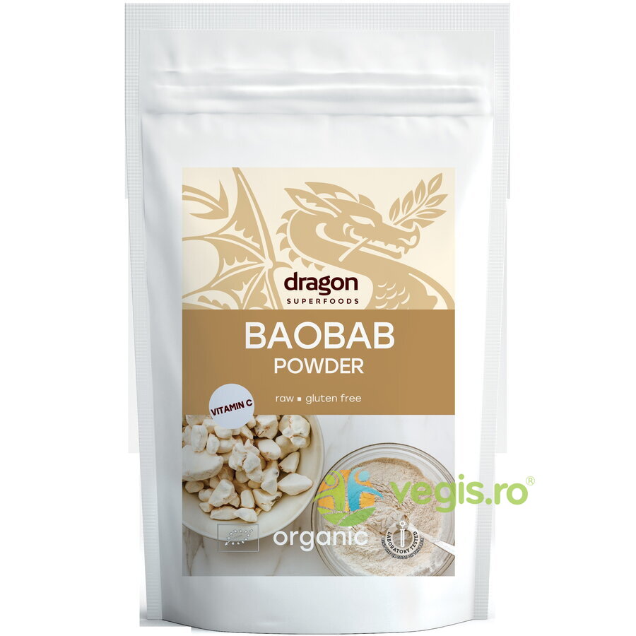 Oferte la Pulbere de Baobab Raw fara Gluten Ecologica/Bio 100g