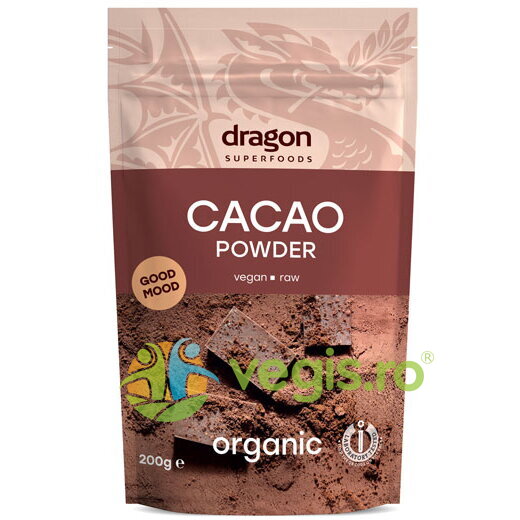 Oferte la Pudra de Cacao Raw fara Gluten Ecologica/Bio 200g