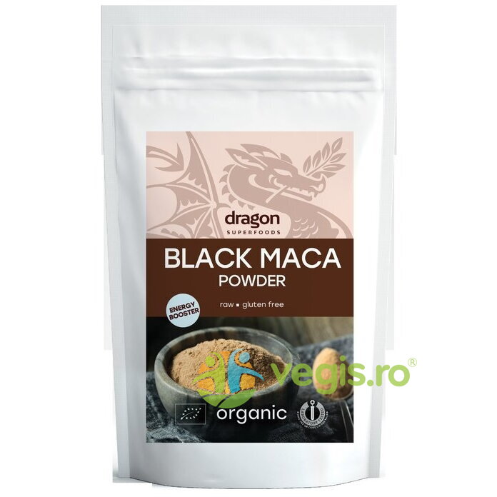 Oferte la Pudra de Maca Neagra Raw fara Gluten Ecologica/Bio 100g