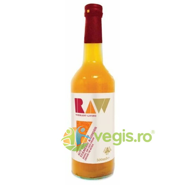 Oferte la Bautura cu Otet de Cidru de Mere, Turmeric si Ghimbir Ecologica/Bio 500ml