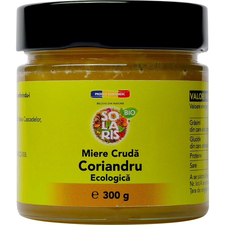 Oferte la Miere Cruda de Coriandru Ecologica/Bio 300g