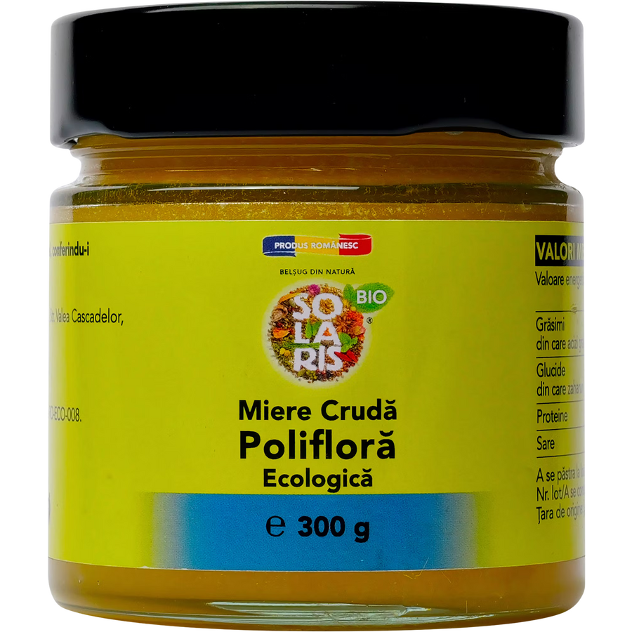 Oferte la Miere Cruda Poliflora Ecologica/Bio 300g