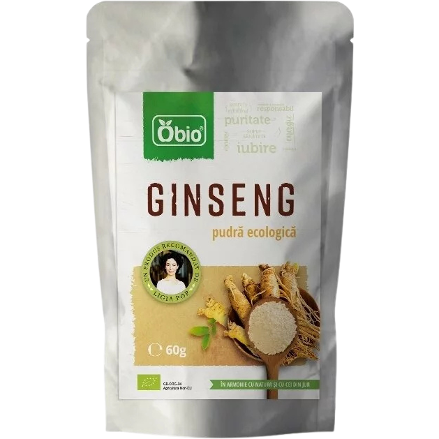 Oferte la Ginseng Panax Pudra Ecologica/Bio 60g