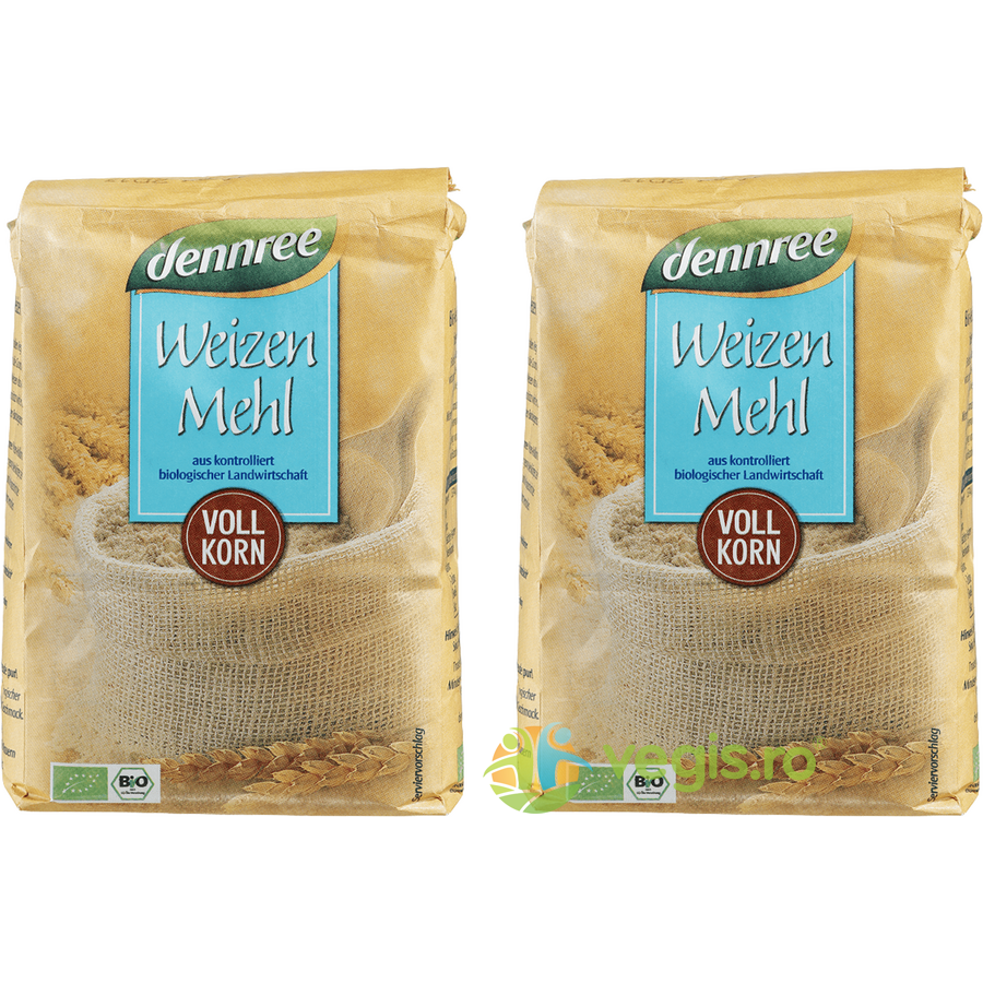 Oferte la Pachet Faina de Grau Integrala Ecologica/Bio 1kg+1kg