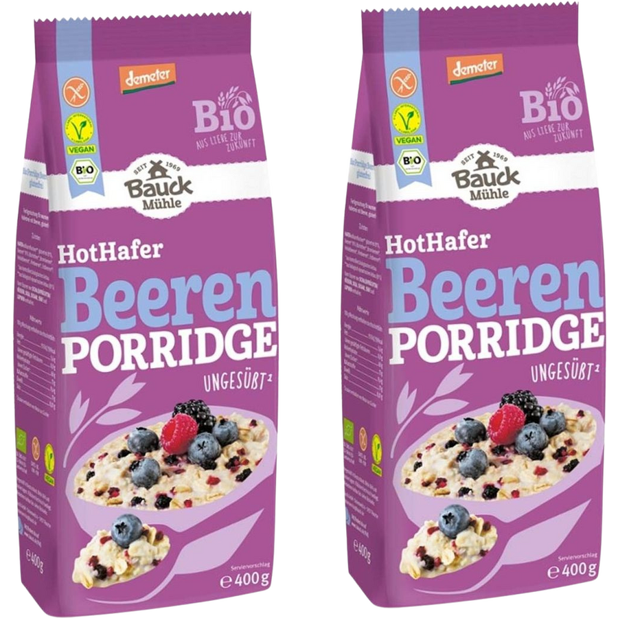 Oferte la Pachet Terci de Ovaz cu Fructe de Padure fara Gluten Ecologic/Bio 400g+400g
