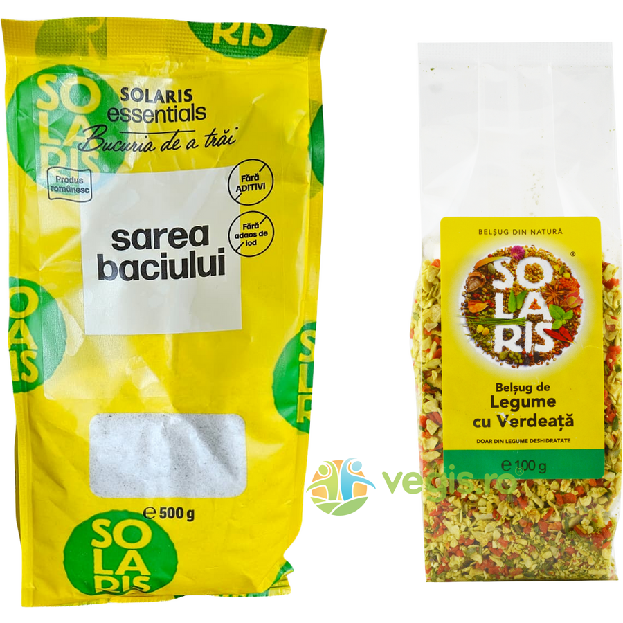 Oferte la Pachet Condimente: Sarea Baciului 500g + Belsug de Legume cu Verdeata 100g