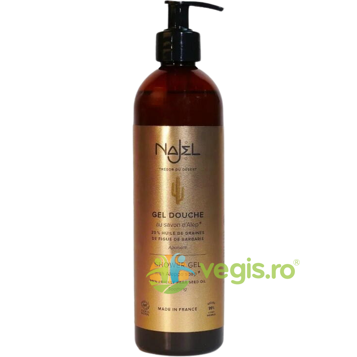 Oferte la Gel de Dus cu Sapun de Alep si 20% Ulei de Cactus 500ml