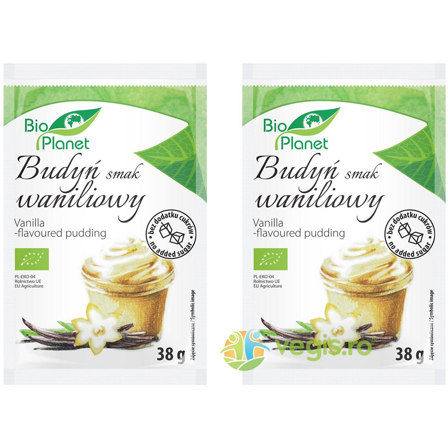 Oferte la Pachet Budinca de Vanilie fara Zahar Ecologica/Bio 38g + 38g