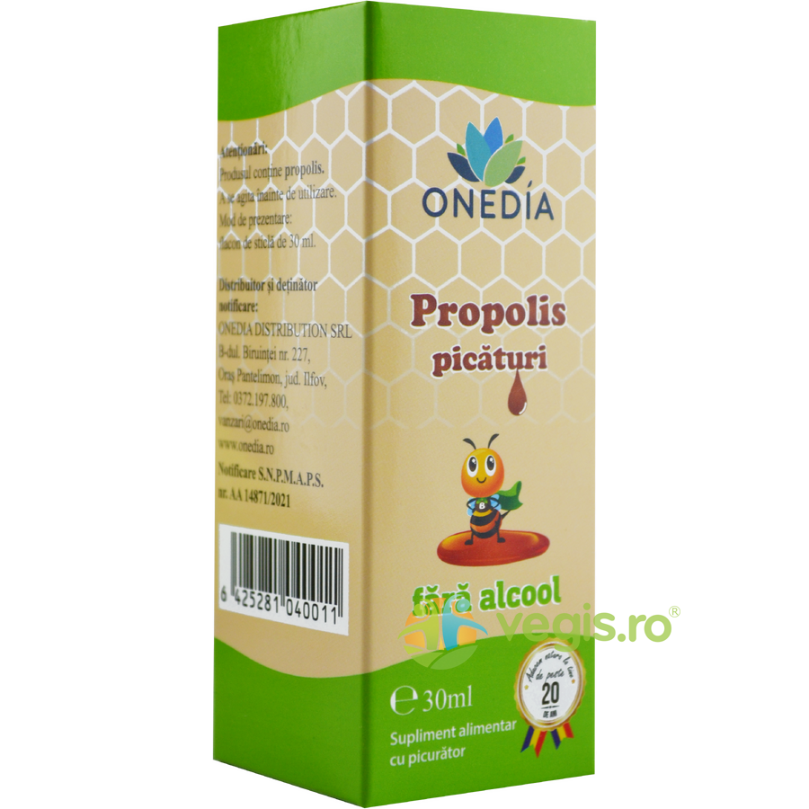 Oferte la Tinctura de Propolis fara Alcool Picaturi 30ml