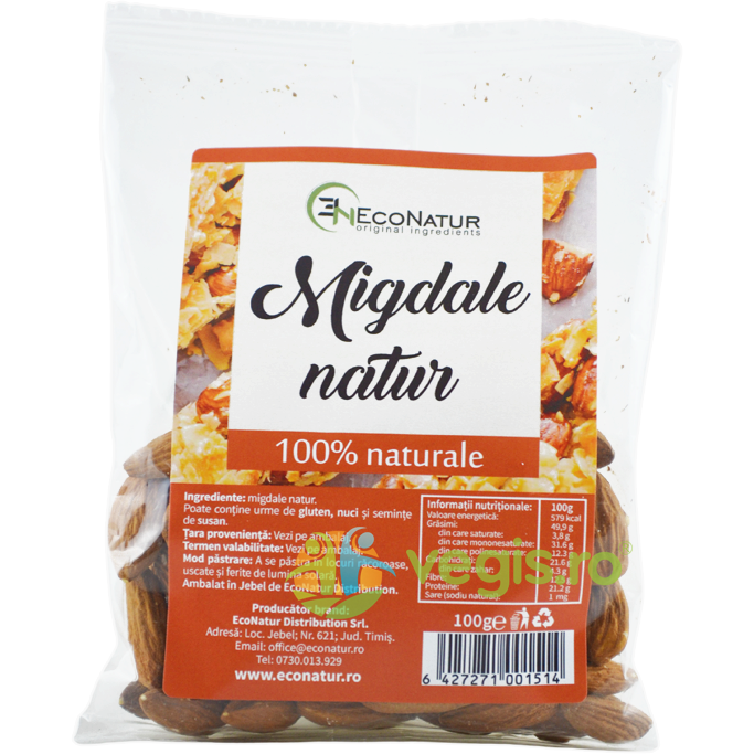 Oferte la Migdale Natur 100g