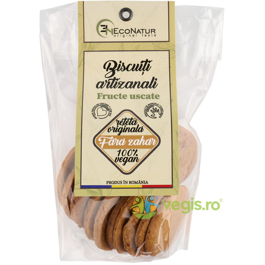 Oferte la Biscuiti Artizanali cu Fructe Uscate fara Zahar 150g