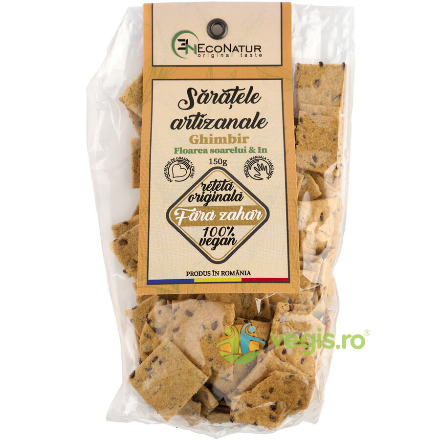 Oferte la Saratele Artizanale cu Ghimbir, Floarea Soarelui si In fara Zahar 150g