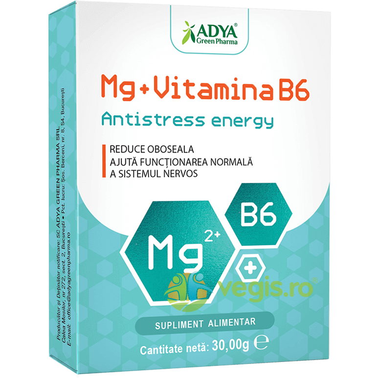 Oferte la Magneziu + Vitamina B6 Antistress Energy 30cpr
