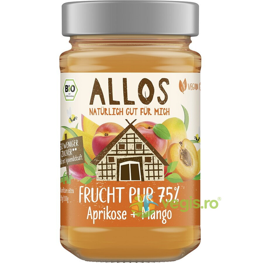 Oferte la Dulceata de Caise si Mango cu Sirop de Agave Ecologica/Bio 250g