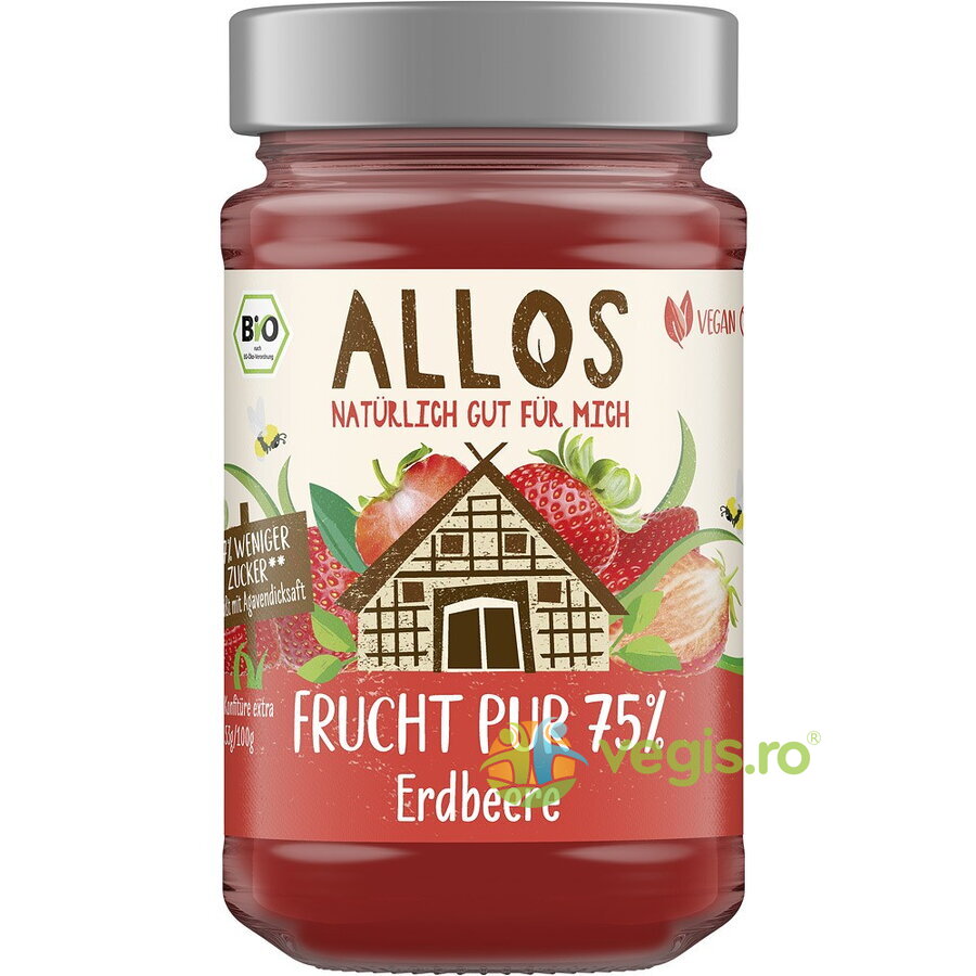 Oferte la Dulceata de Capsuni cu Sirop de Agave Ecologica/Bio 250g