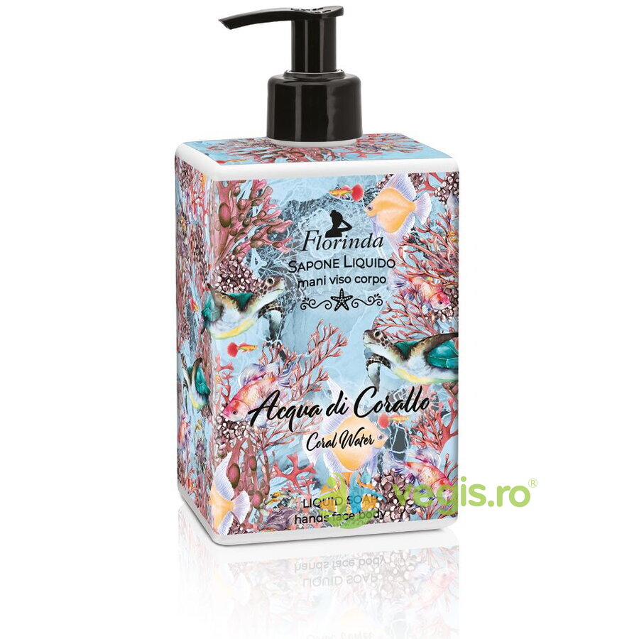 Oferte la Sapun Lichid pentru Maini, Fata si Corp Coral Water Profumi di Mare Florinda 500ml