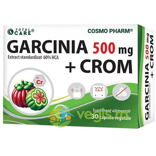 Oferte la Garcinia 500mg + Crom 30cps vegetale